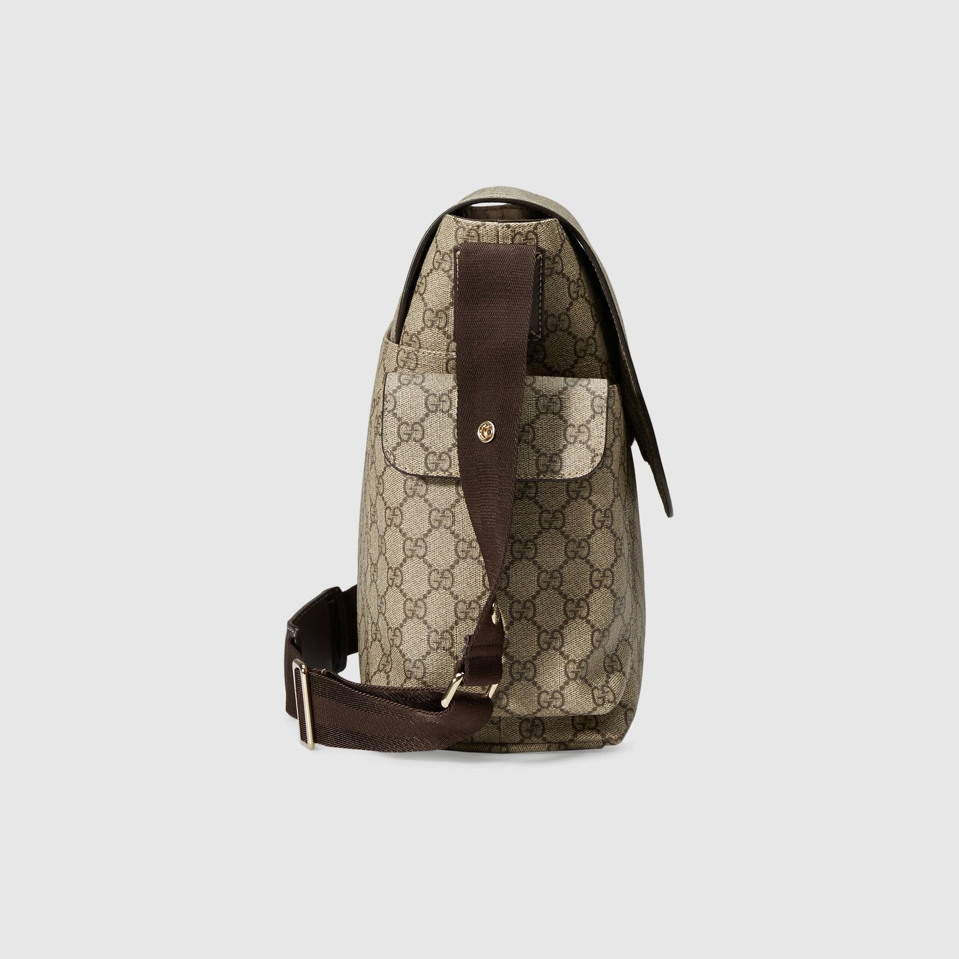 Gucci Monogram Leather Canvas Crossbody
