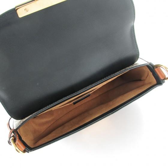 Gucci Monogram Nylon Leather Canvas Crossbody