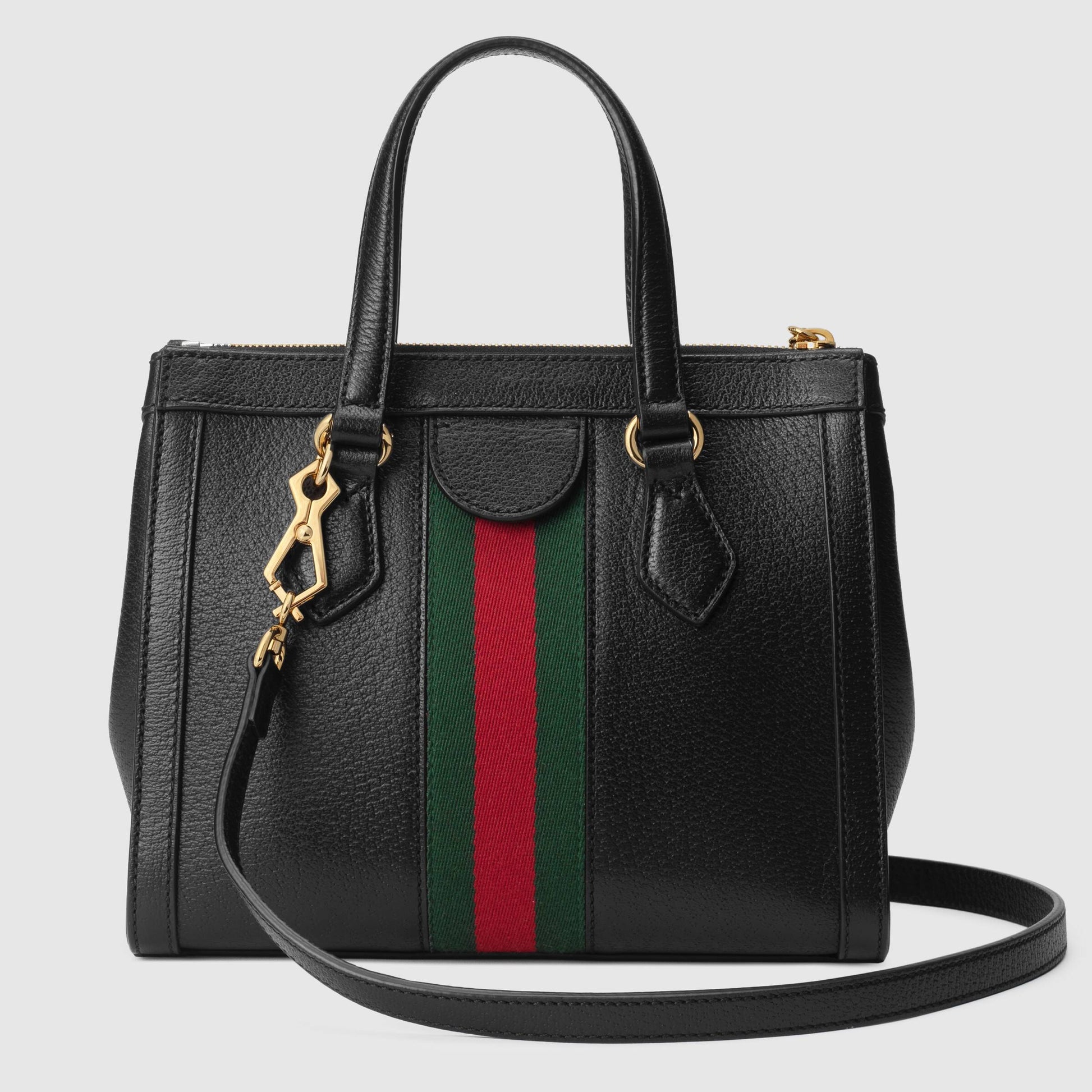 Gucci Monogram Leather Top Handle Tote