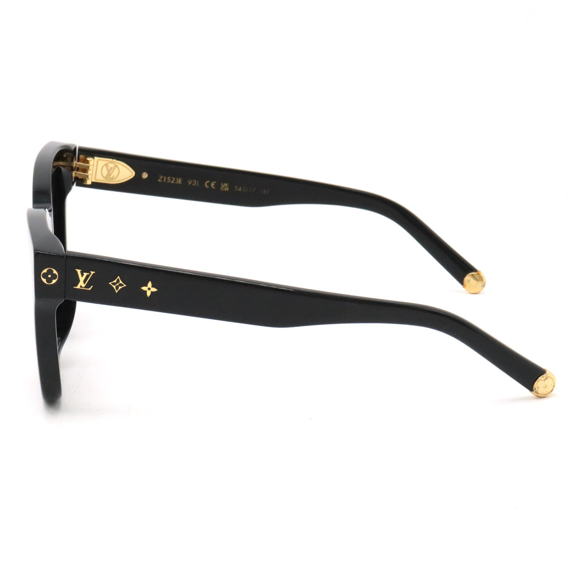 Louis vuitton Sunscreen My Monogram Square Smoke Grading Noir Black 54?17 143 Z1523E