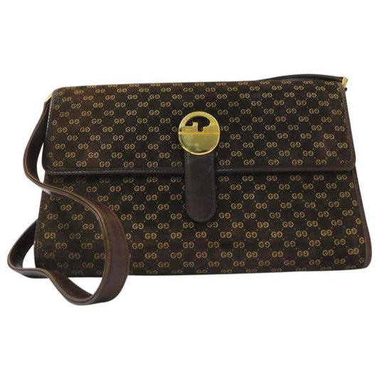 Gucci Envelope Leather Shoulder Bag