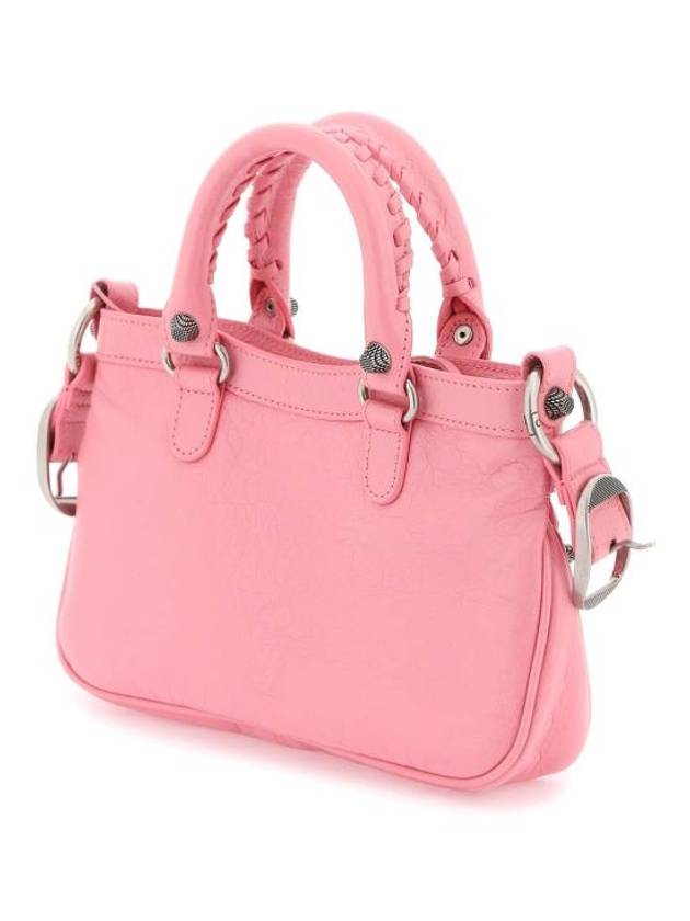 Luxury Balenciaga Trending 2026 Neo Cagole Small Tote Bag Pink