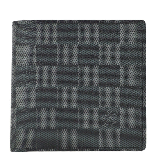 Louis Vuitton 2000 Damier Graphite Portefeuille Marco Crossbody