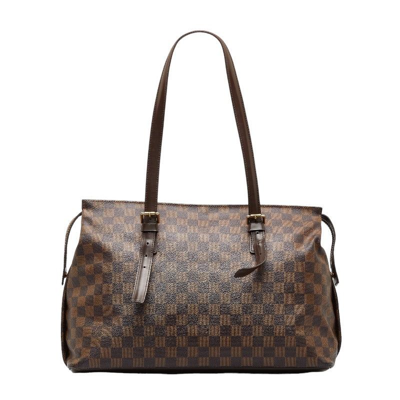 Louis Vuitton Louis Vuitton DamiÃ¨re N51119 Toast Bag PVC/Leather Brown