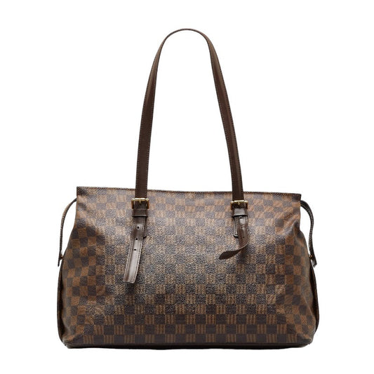 Louis Vuitton Louis Vuitton DamiÃ¨re N51119 Toast Bag PVC/Leather Brown