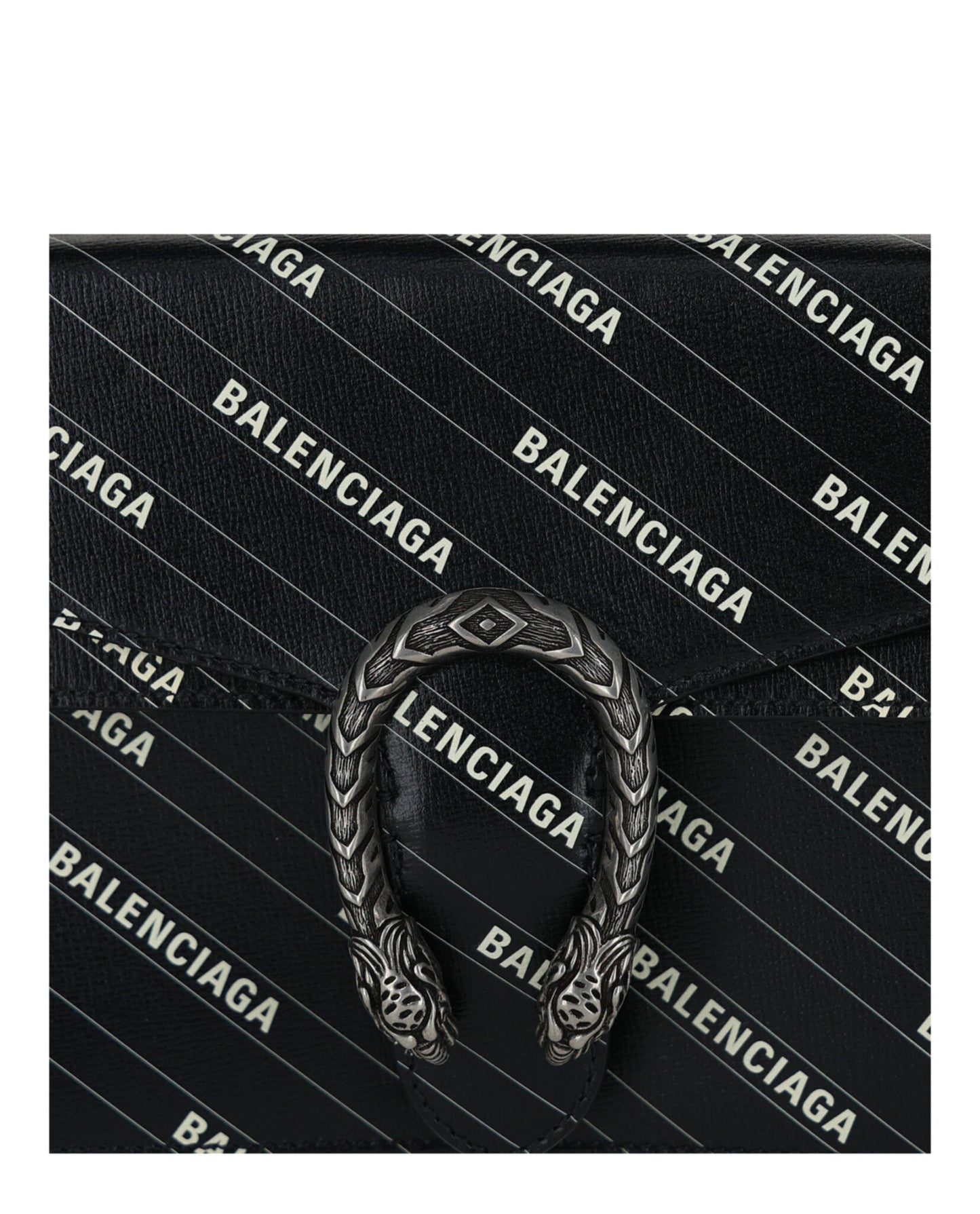 Gucci Womens  X Balenciaga Logo Print Dionysus Shoulder Bag