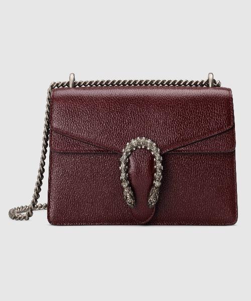 Gucci Monogram Chain Leather Crossbody