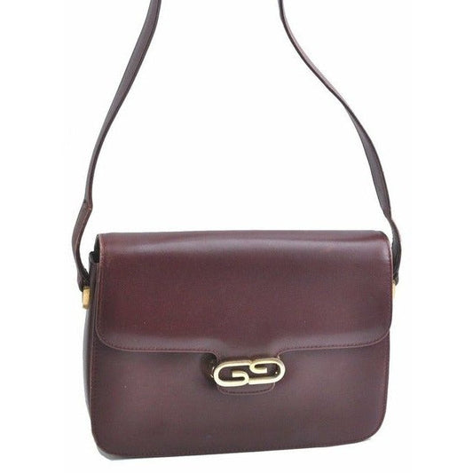 Gucci Envelope Kelly Leather Shoulder Bag