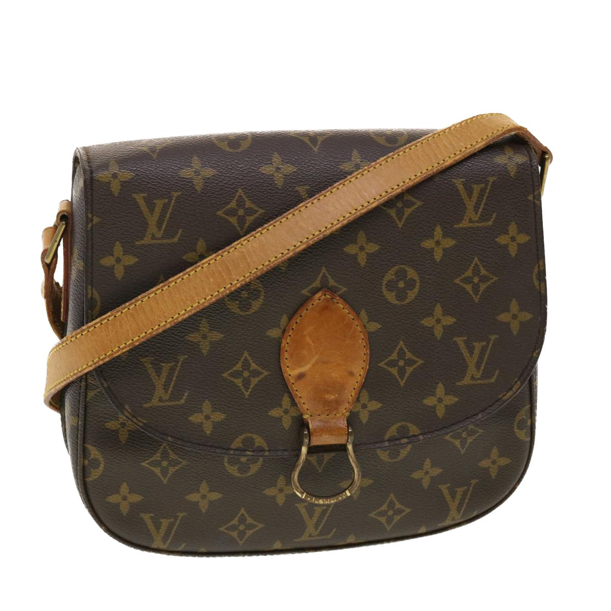 LOUIS VUITTON Monogram Saint Cloud GM Shoulder Bag M51242 LV 40141