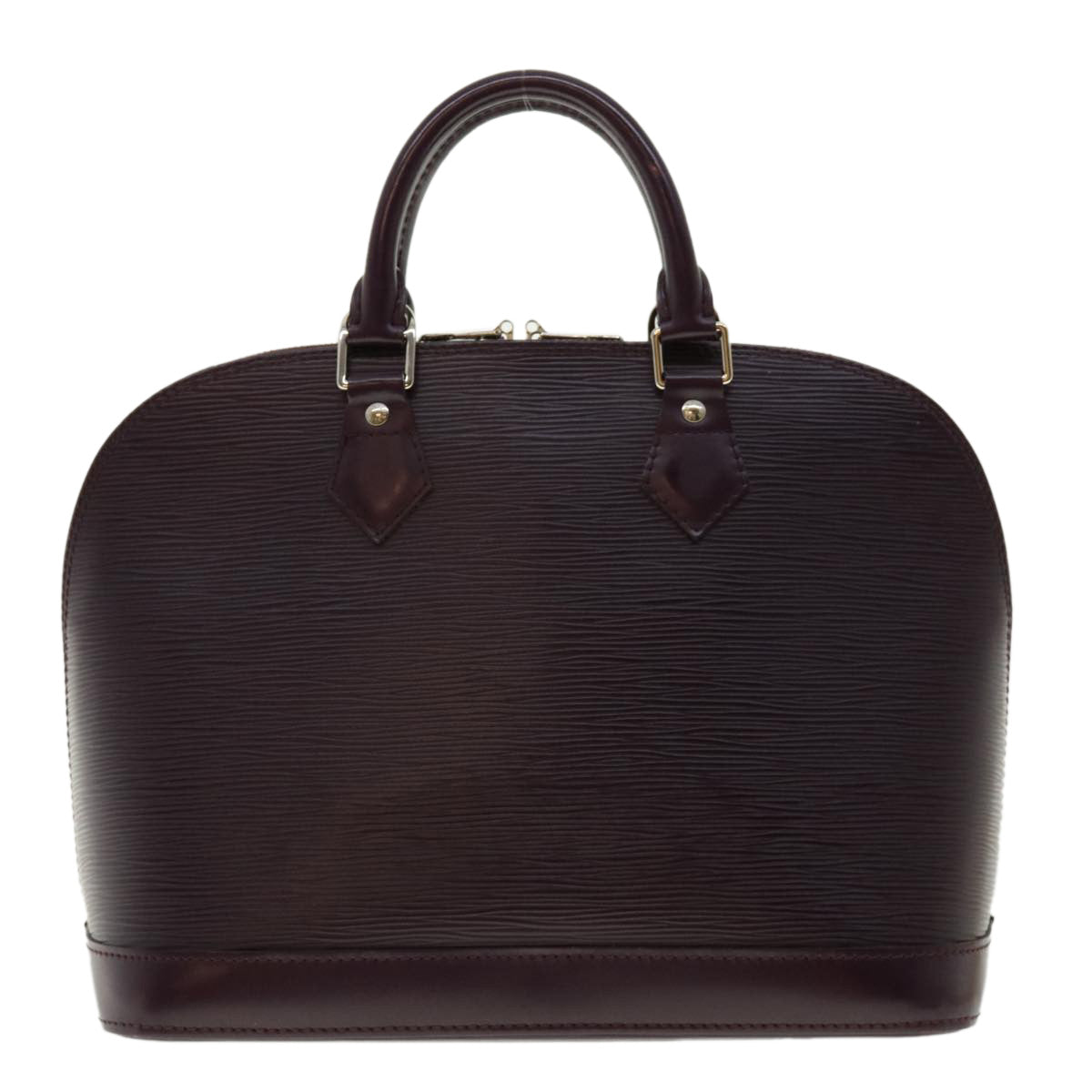 LOUIS VUITTON Epi Alma Hand Bag Purple Cassis M5280K LV 40259