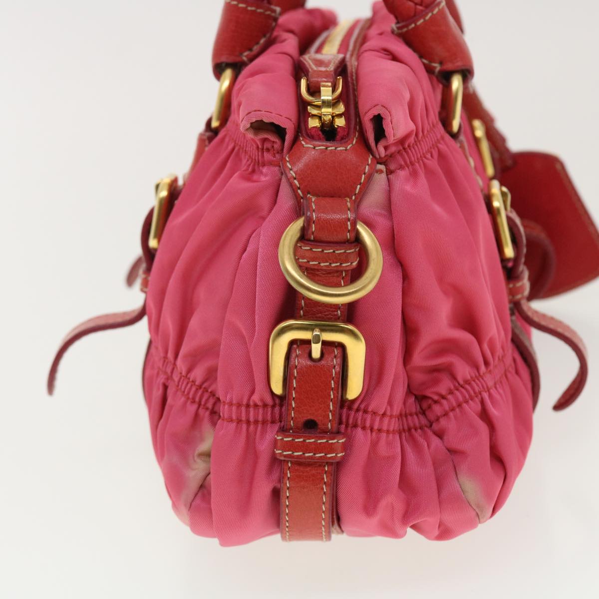 Prada Hand Bag Nylon 2way Pink