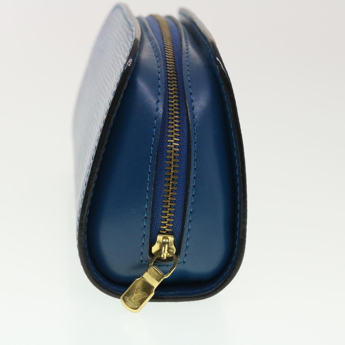 LOUIS VUITTON Epi Dauphine PM Pouch Blue M48445 LV 40379