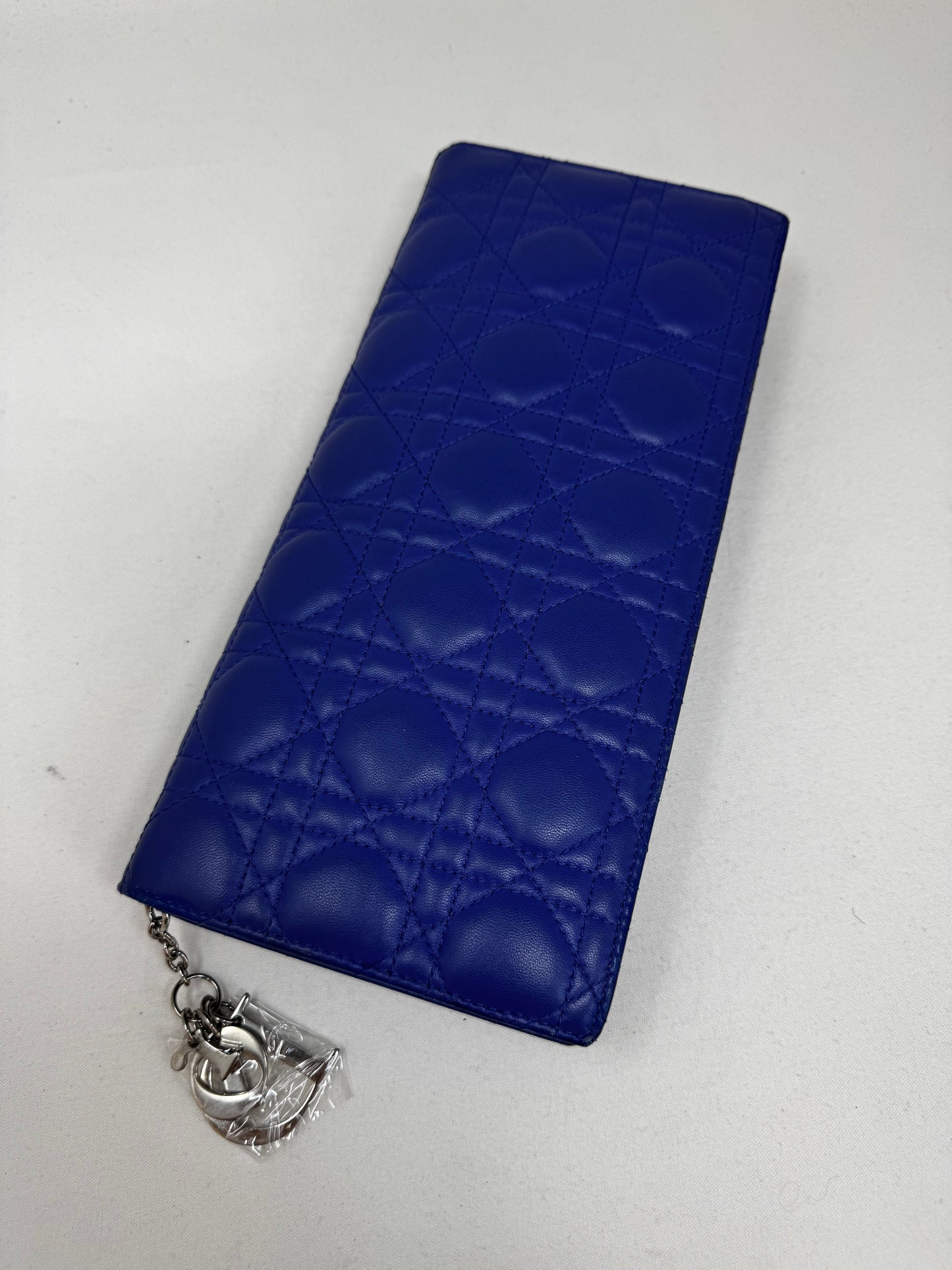 Christian Dior Cannage Chain Shoulder Bag | Blue BJ1-07
