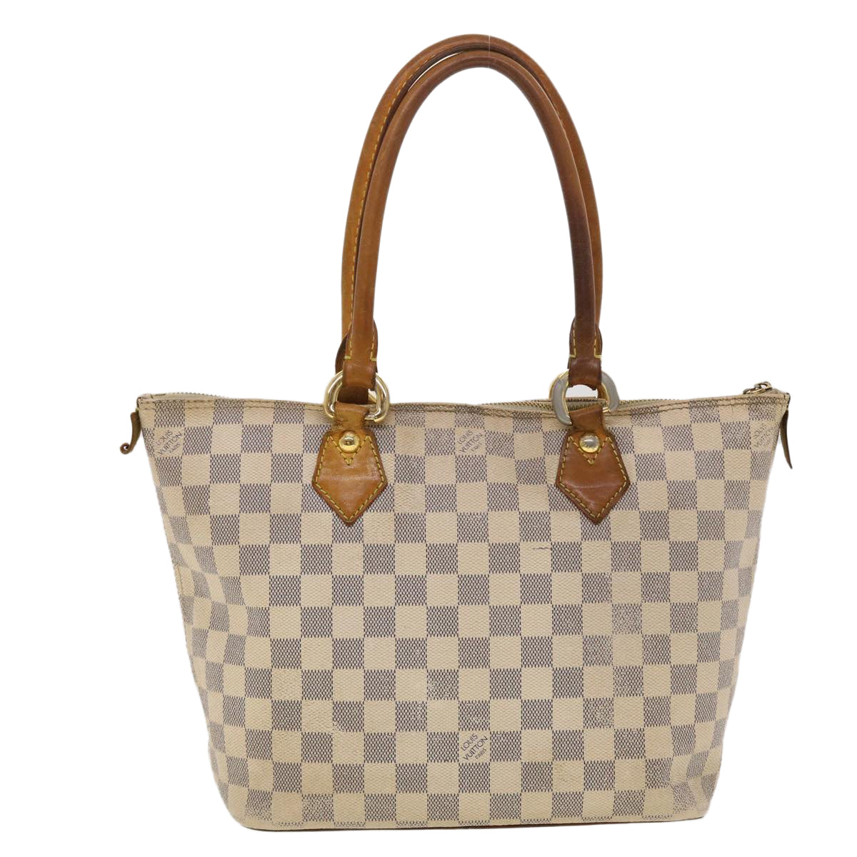 LOUIS VUITTON Damier Azur Saleya PM Tote Bag N51186 LV 40418