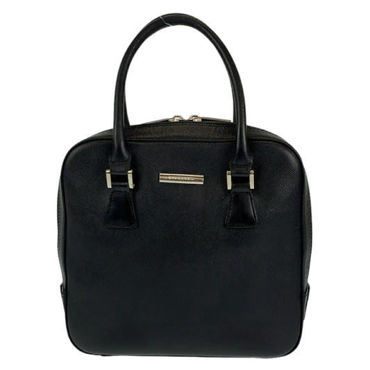 Burberry Leather Medium Check Handbag 404590