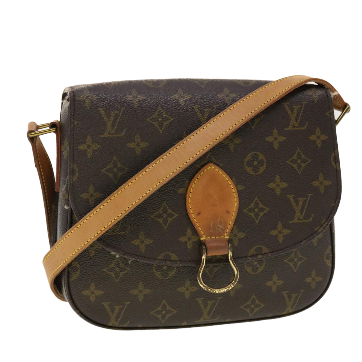 LOUIS VUITTON Monogram Saint Cloud GM Shoulder Bag M51242 LV 40565