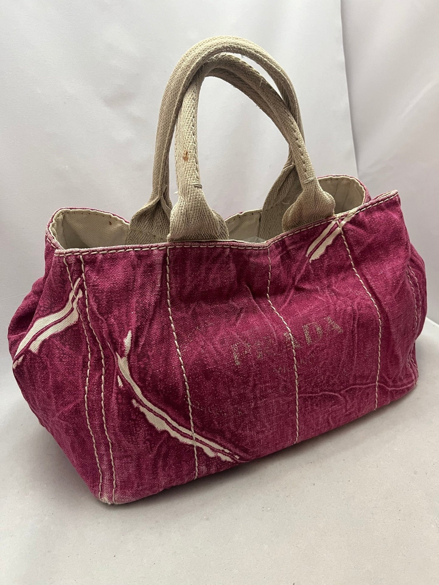 Prada pink Denimtaske Luxury Handbag