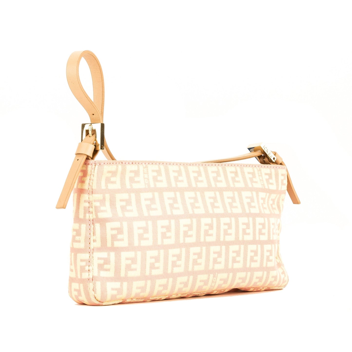 Fendi Pink/Yellow Small Zucchino Pochette ( )