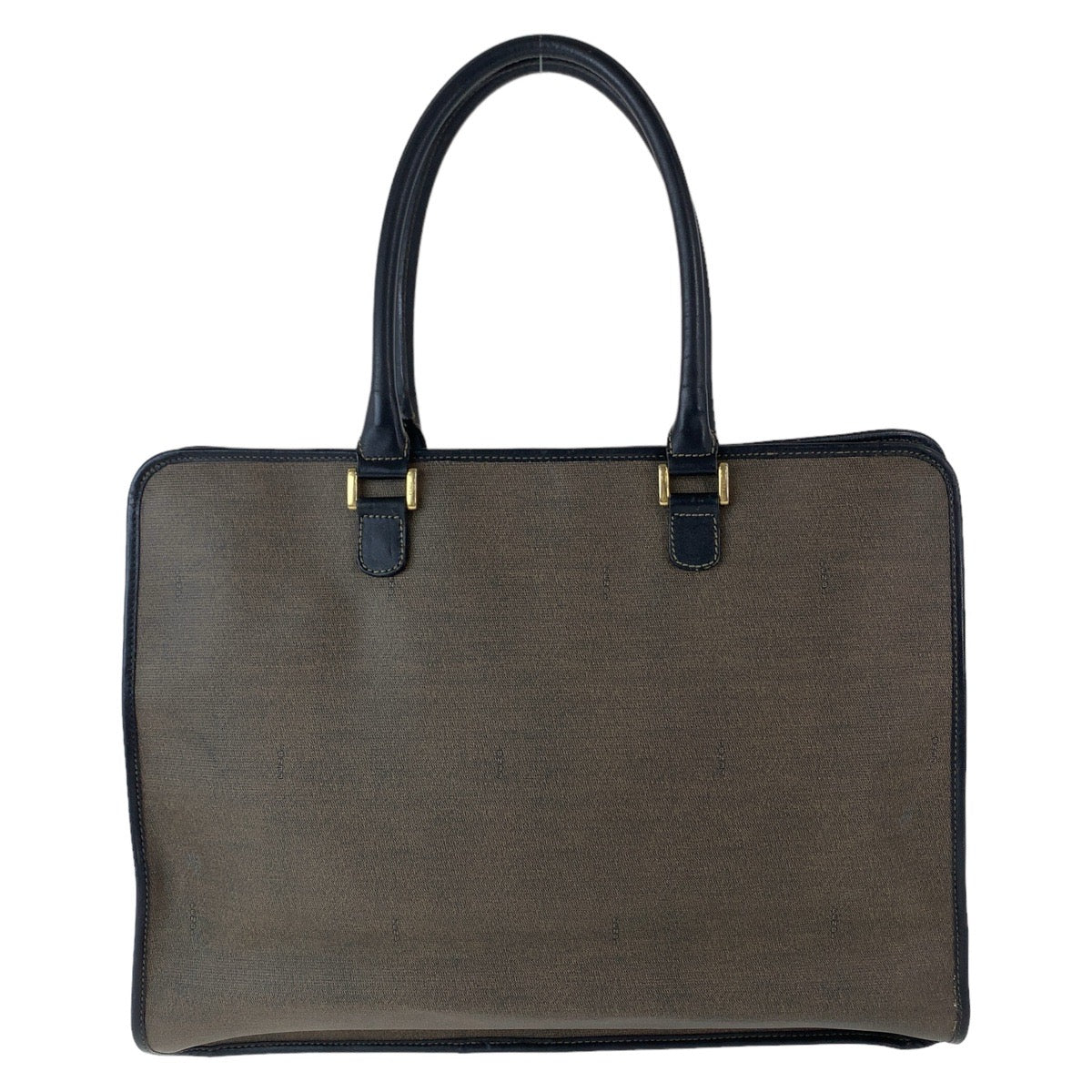 Fendi PVC/Leather Business Tote Bag