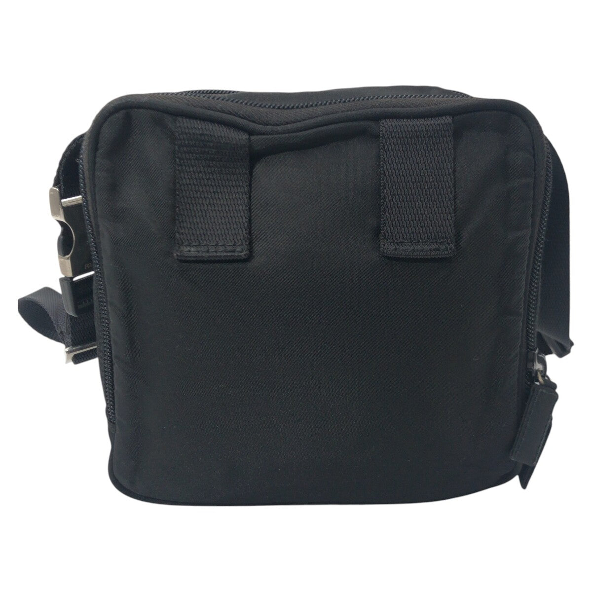 PRADA Shoulder Bag Nylon black Test Triangular logo - Style 2