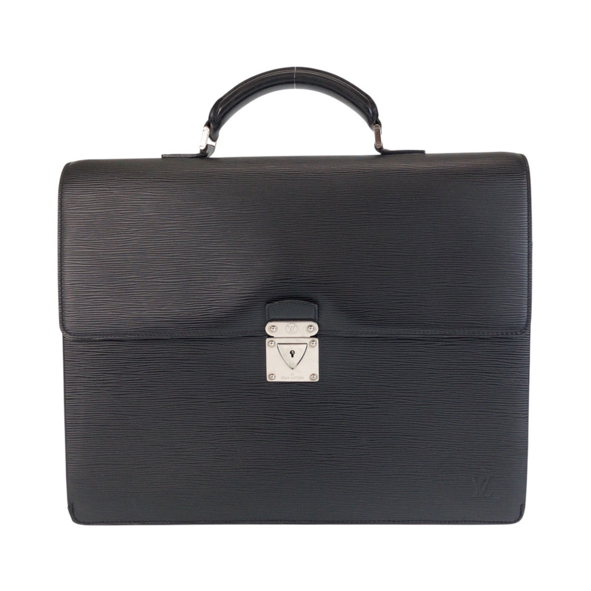 LOUIS VUITTON Business bag M54532 Epi Leather Noir Black SilverMetal Business bag briefcase Epi Robusto mens