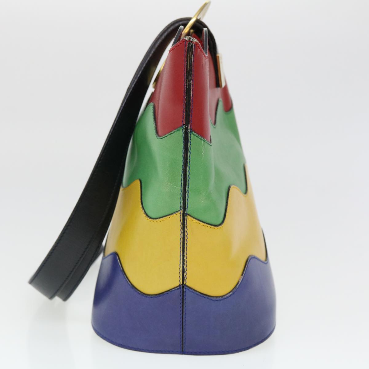 Luxury CELINE Shoulder Bag Leather Multicolor 40961