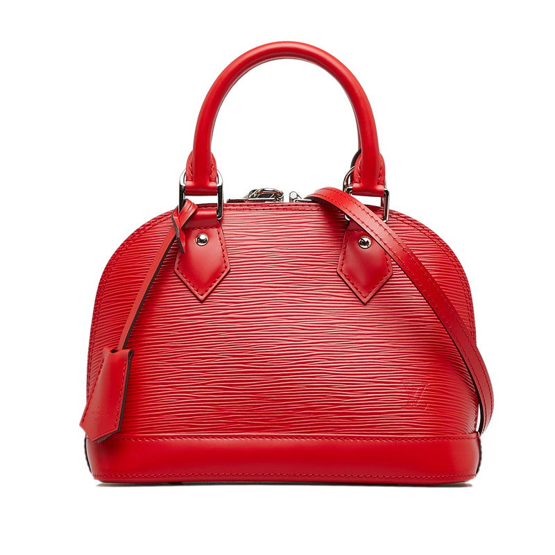 Louis Vuitton Epic Alma BB Handbags Shoulder Bag 2WAY M41160 Coquimbo Red Leather Louis Vuitton