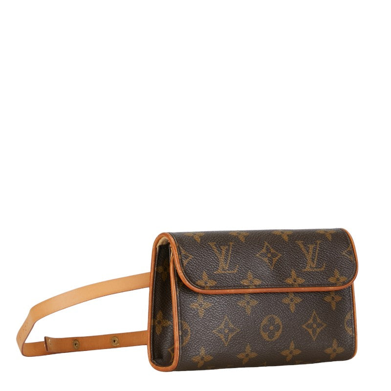 Louis Vuitton Monogram Pochette Florentine XS Waistbag M51855 Brown PVC Leather Louis Vuitton