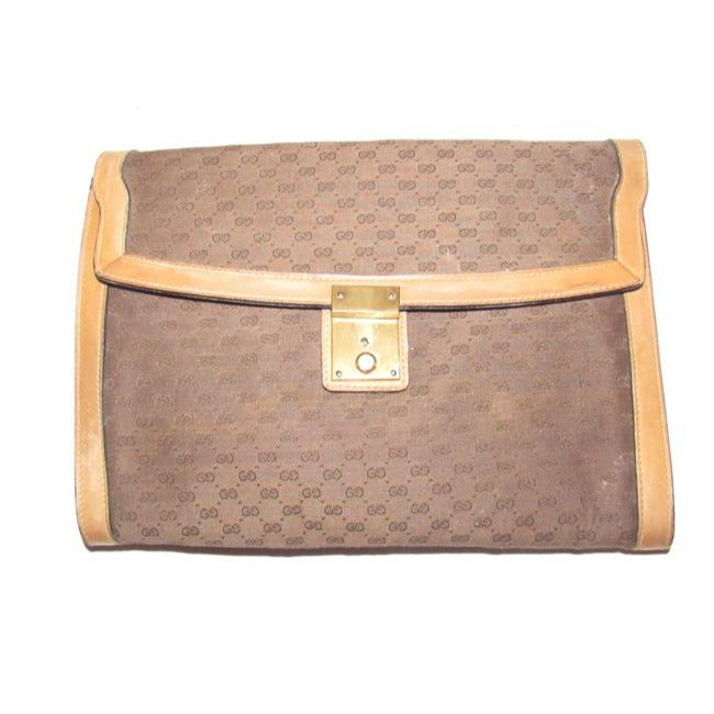 Gucci Envelope Leather Mini Clutch