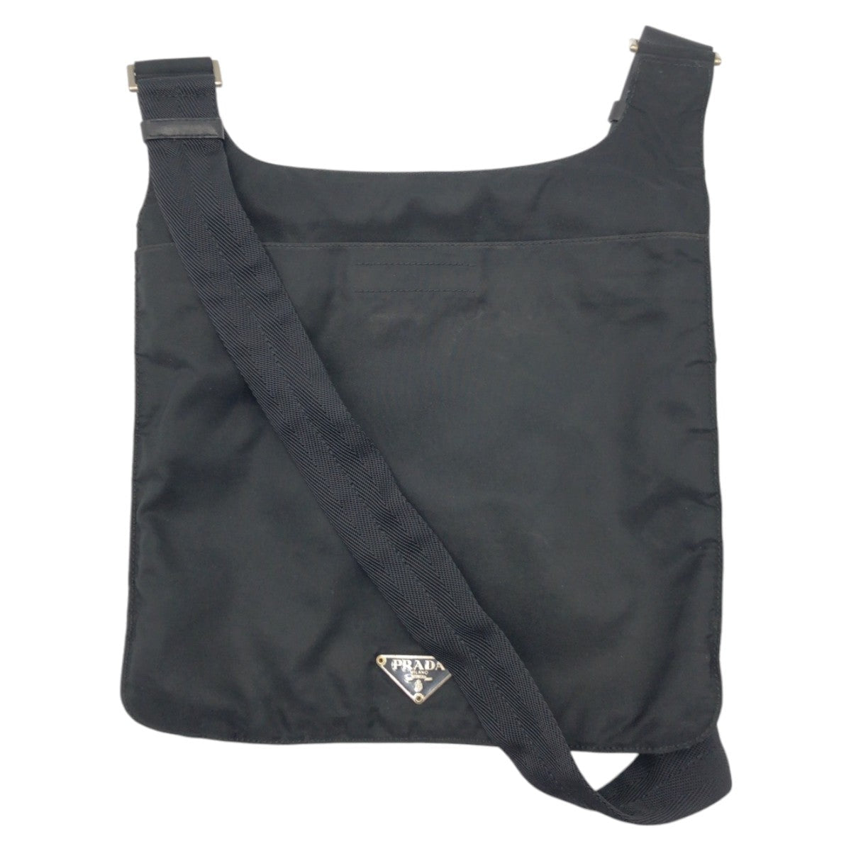 PRADA Shoulder Bag Nylon Black black Shoulder Bag Sacoche Unisex Test Triangular logo mens