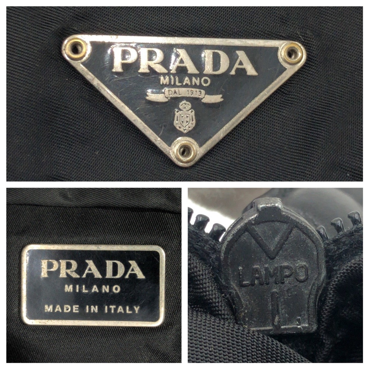 PRADA Shoulder Bag Nylon Black black Shoulder Bag Sacoche Unisex Test Triangular logo mens