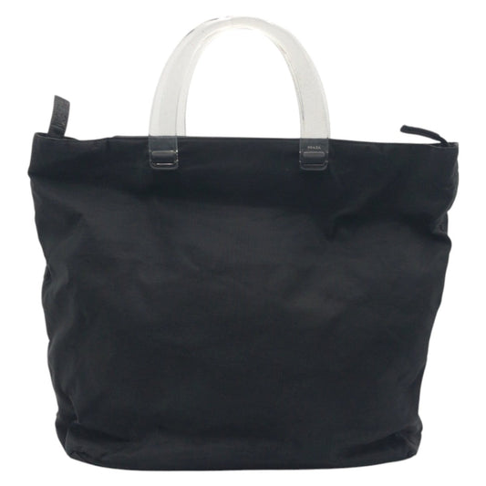 PRADA Handbag Nylon Black black Handbag Tote Bag Test Triangular logo Women
