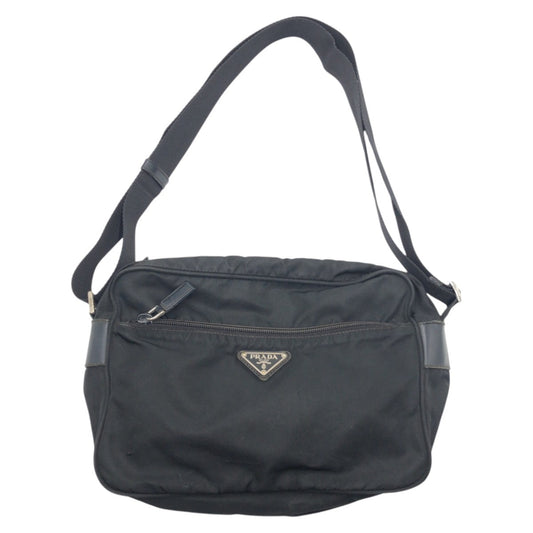 PRADA Shoulder Bag Nylon Black black Shoulder Bag Messenger Bag Unisex Test Triangular logo mens