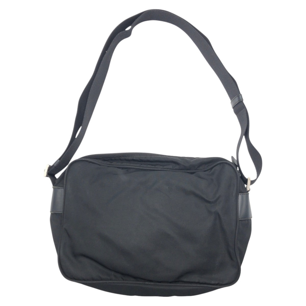 PRADA Shoulder Bag Nylon Black black Shoulder Bag Messenger Bag Unisex Test Triangular logo mens