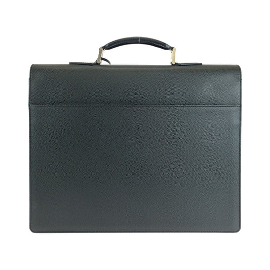 LOUIS VUITTON Business bag M30032 leather Ardoise Black SilverMetal Business bag briefcase Taiga Moscova mens