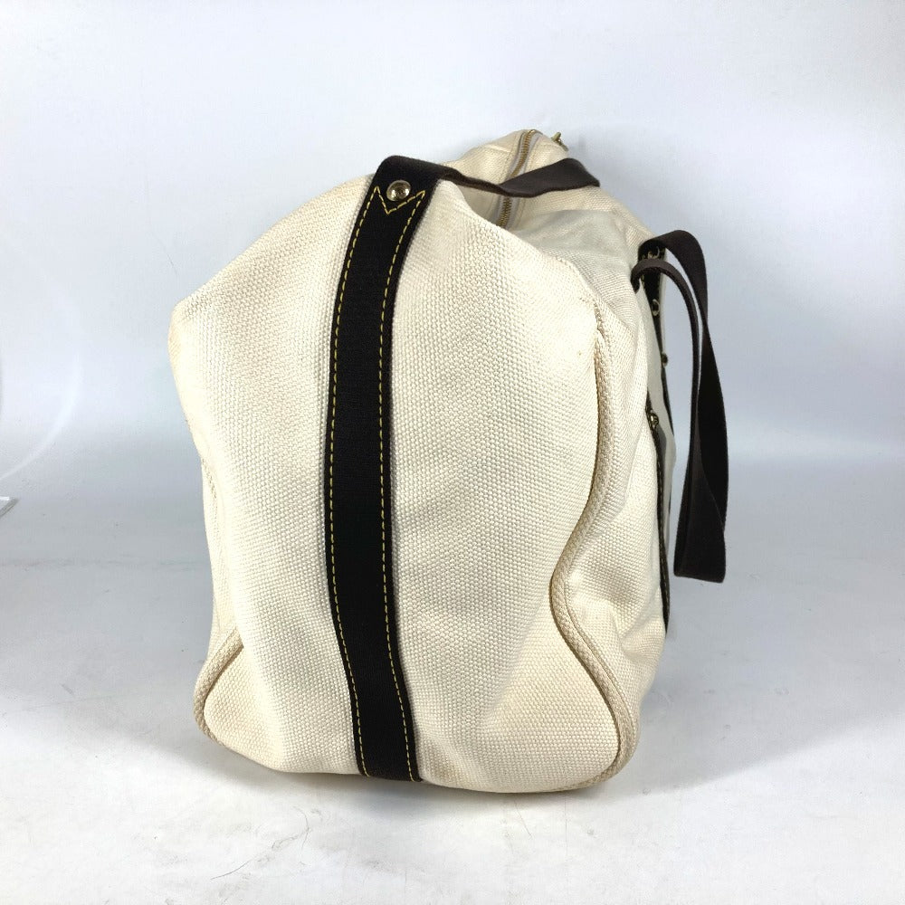 LOUIS VUITTON Boston Duffel bag canvas white Antigua suck weekend unisex(Unisex)