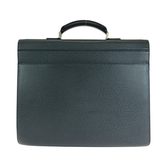 LOUIS VUITTON Business bag M31042 leather Black Ardoise SilverMetal Business bag briefcase Taiga Robusto 2 mens