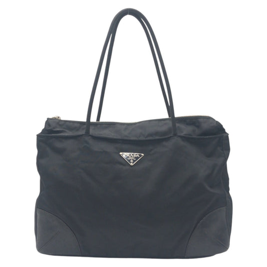PRADA Tote Bag Nylon Black black Tote Bag Shoulder Bag Handbag Unisex Test Triangular logo Women