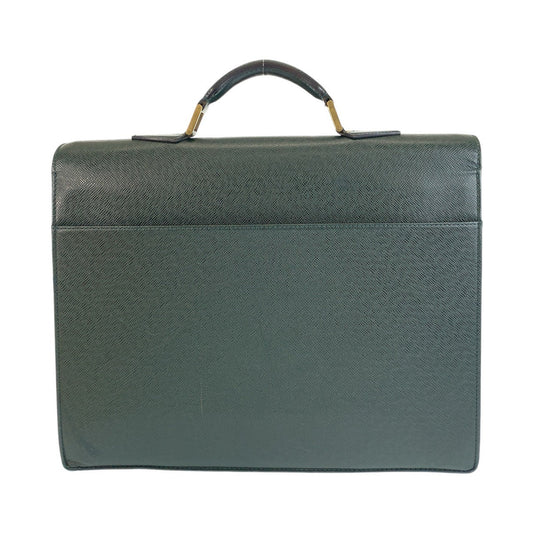 LOUIS VUITTON Business bag M30034 leather Episea Dark Green Gold Metal Business bag briefcase Taiga Moscova mens