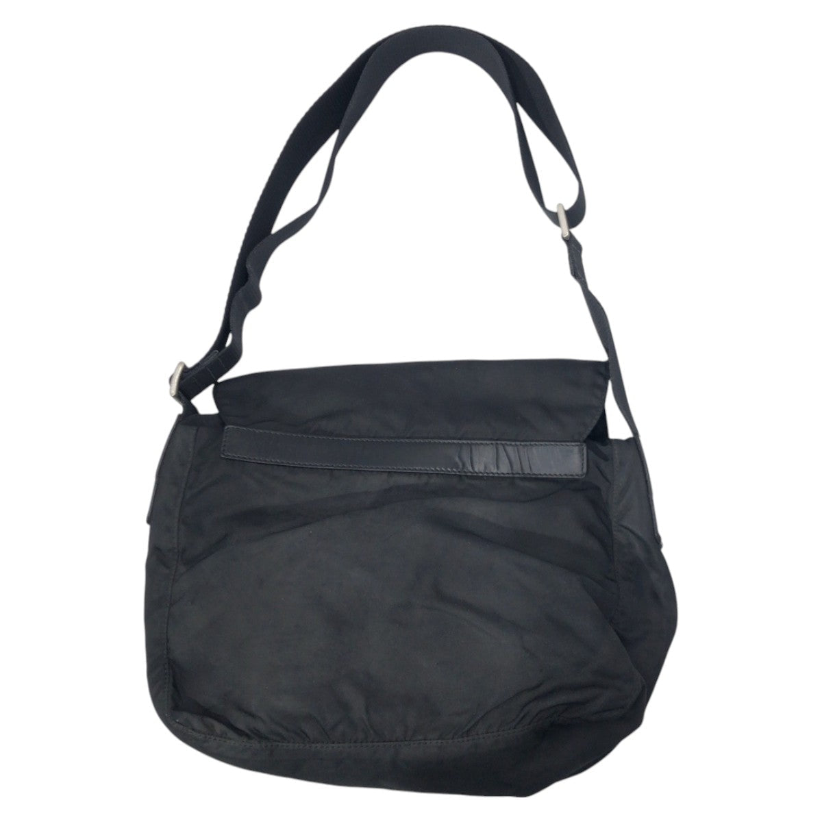 PRADA Shoulder Bag Nylon Black black Shoulder Bag Unisex Test Triangular logo Women