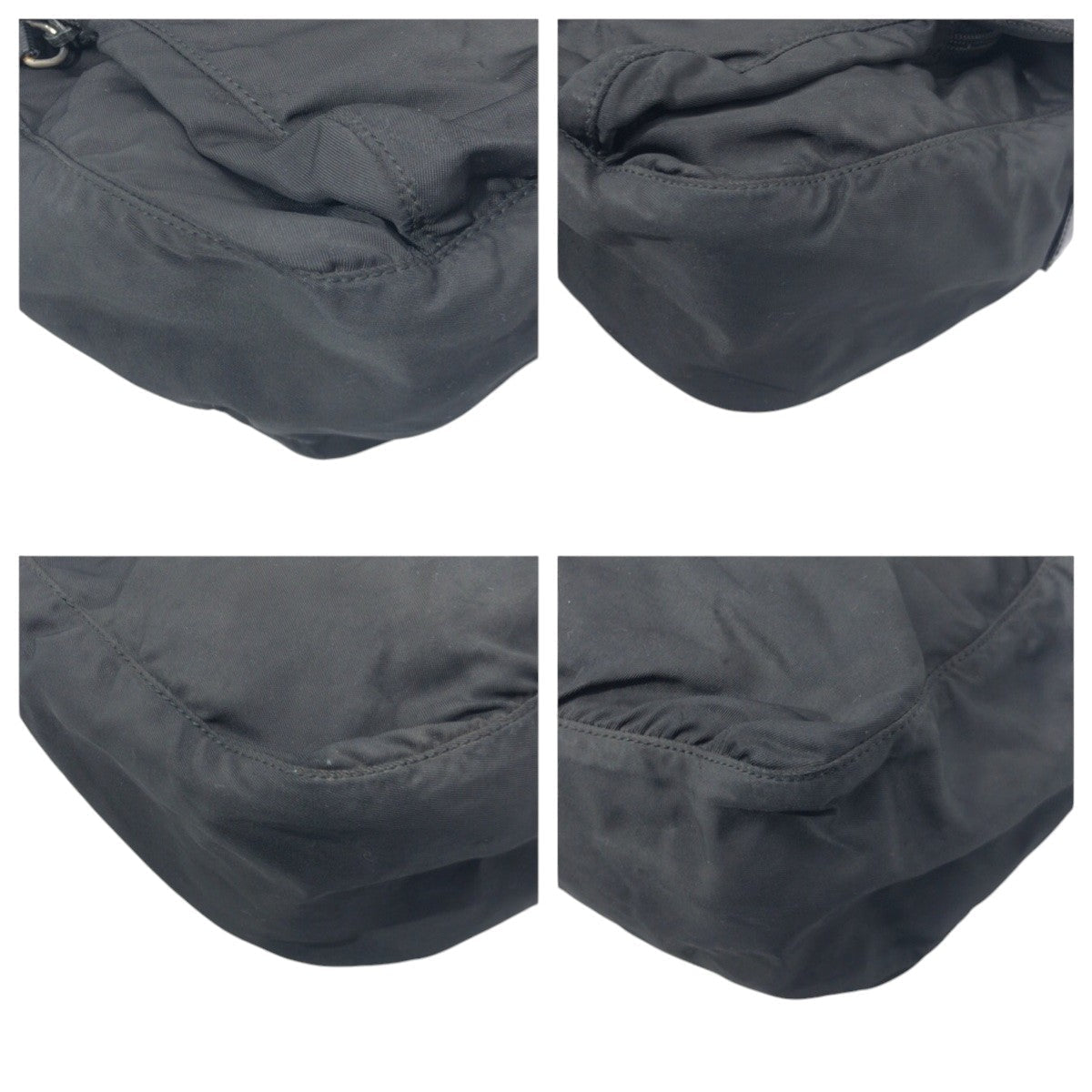 PRADA Shoulder Bag Nylon Black black Shoulder Bag Unisex Test Triangular logo Women