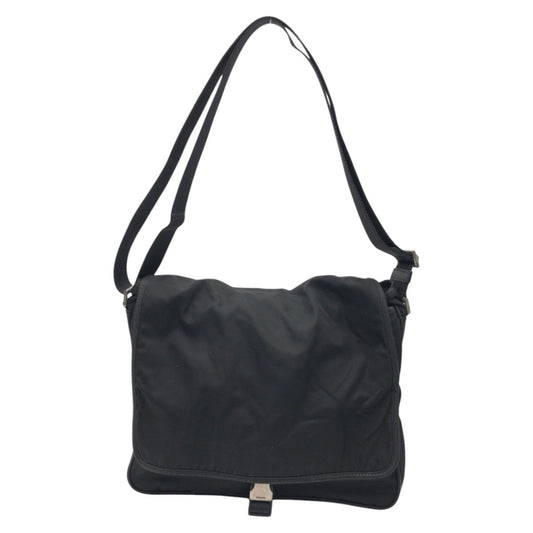 PRADA Shoulder Bag Nylon Black black Shoulder Bag Messenger Bag Unisex Test Triangular logo mens