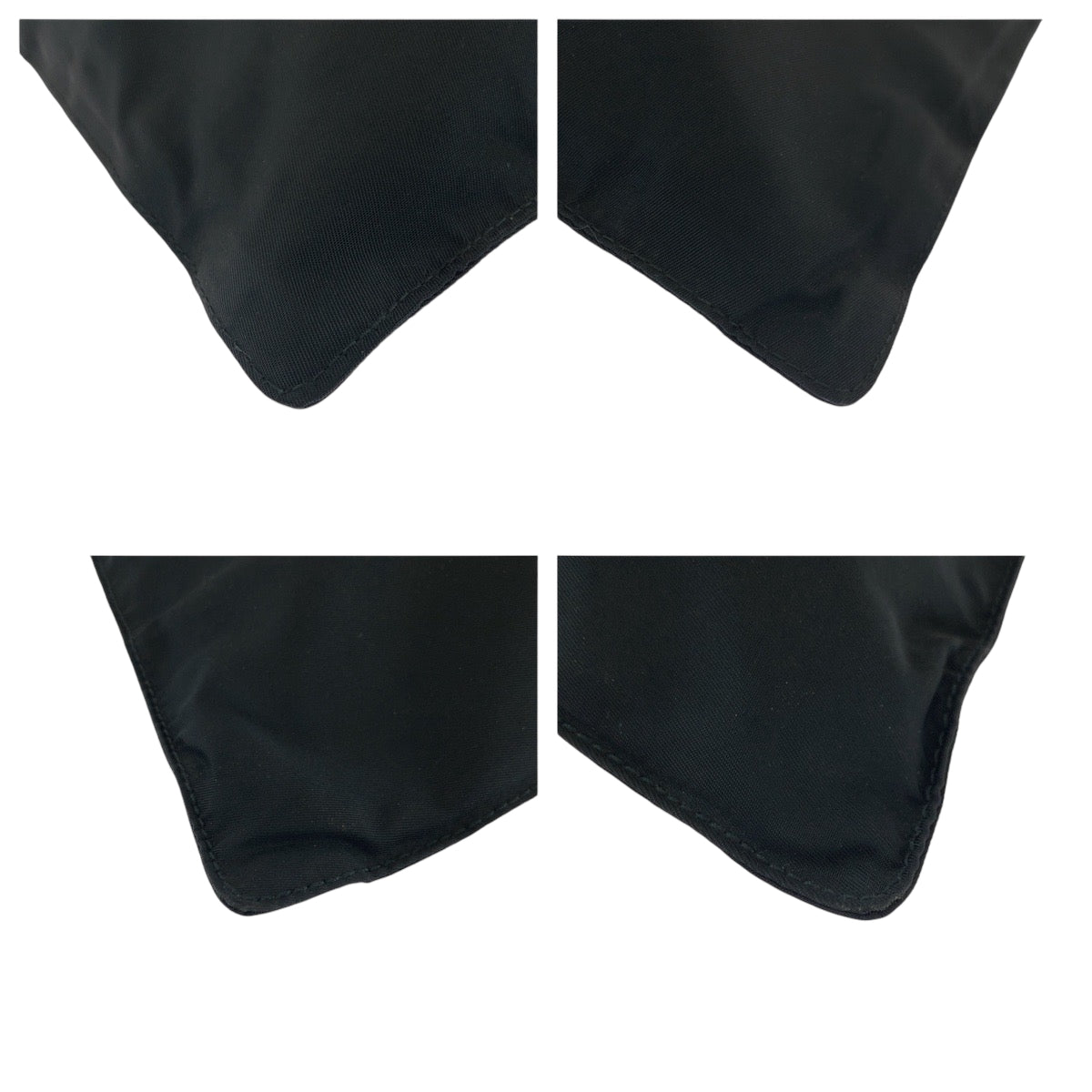 PRADA Shoulder Bag Nylon Black SilverMetal Shoulder Bag Sacoche Test Triangle With logo Women - Style 2