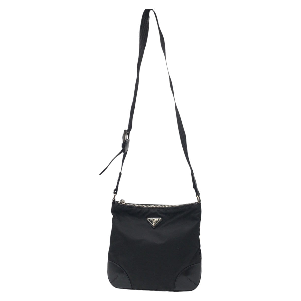 PRADA Shoulder Bag Nylon Black black Shoulder Bag Messenger Bag Unisex Test Triangular logo mens