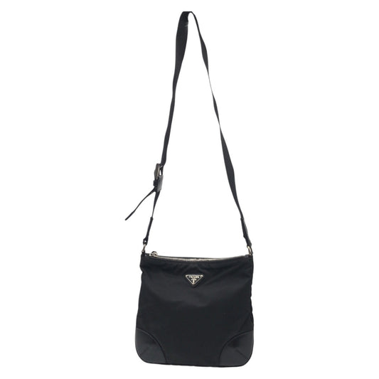 PRADA Shoulder Bag Nylon Black black Shoulder Bag Messenger Bag Unisex Test Triangular logo mens
