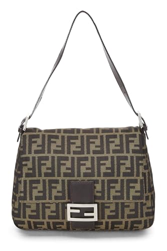Fendi, Brown Zucca Canvas Mama, Brown