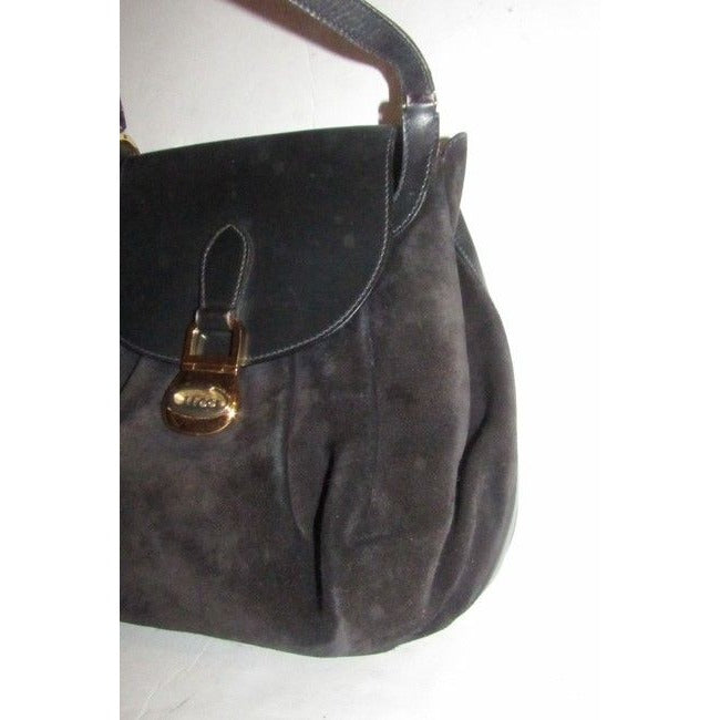 Gucci Envelope Leather Top Handle Shoulder Bag