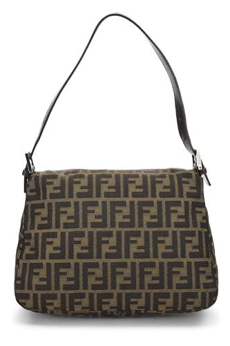 Fendi, Brown Zucca Canvas Mama, Brown