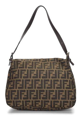 Fendi, Brown Zucca Canvas Mama, Brown