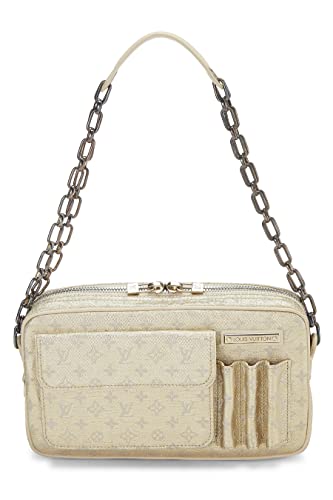 Louis Vuitton, Gold Mini Lin Shine McKenna, Gold